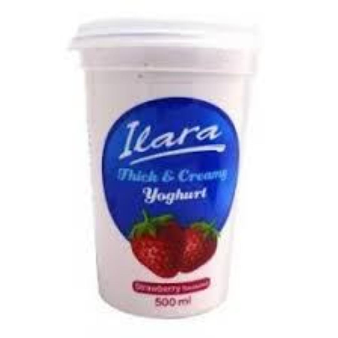 ILARA STRAWBERRY YOGHURT CUP 500ML
